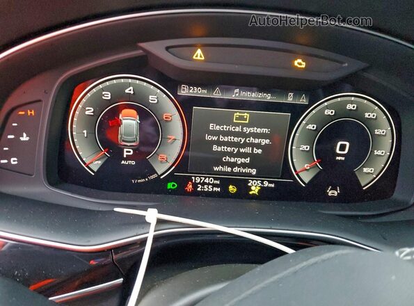 WA1EVBF16PD012928 2023 AUDI Q8 Белый Вид щитка приборов