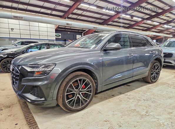 WA1FVAF16MD016939 2021 AUDI Q8 Gray Առջևի ձախ երեք քառորդ տեսարան