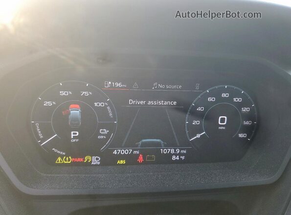 WA1G2BFZXNP033090 2022 AUDI Q4 Черный Вид щитка приборов
