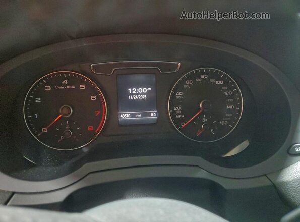 WA1GFCFS1GR012424 2016 AUDI Q3 Серый Вид щитка приборов
