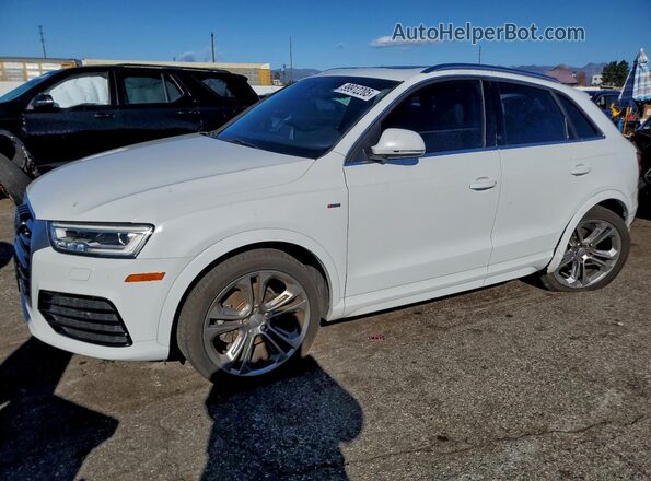 WA1GFCFS6GR017473 2016 AUDI Q3 White Vista tres cuartos delantera izquierda
