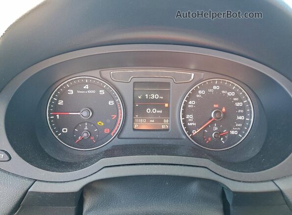 WA1GFCFS6GR017473 2016 AUDI Q3 White Vista del cuadro de instrumentos
