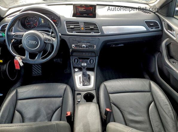 WA1JCCFS9JR025797 2018 AUDI Q3 Black წინა პანელის ხედი