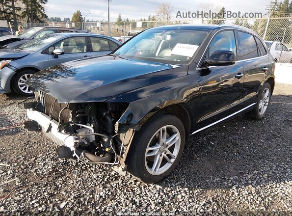 WA1L2AFP7HA087820 2017 AUDI Q5 Black Առջևի ձախ երեք քառորդ տեսարան