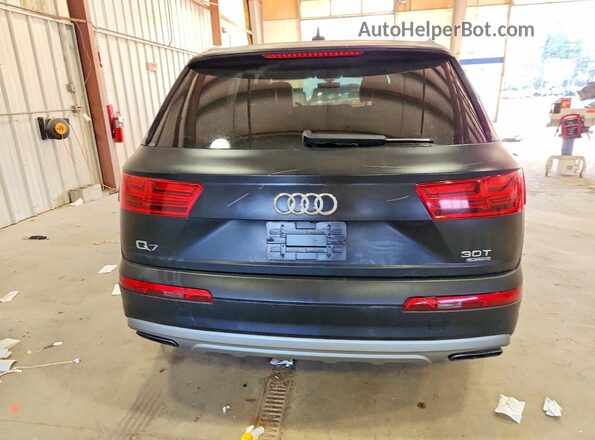 WA1LAAF72HD040325 2017 AUDI Q7 Black Front interior view