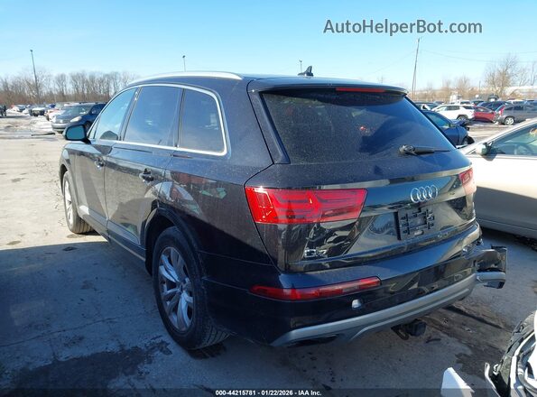 WA1LAAF73HD033688 2017 AUDI Q7 Black უკანა მარცხენა