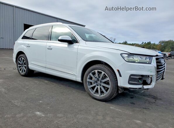 WA1LAAF75JD000360 2018 AUDI Q7 Белый Передняя правая четверть