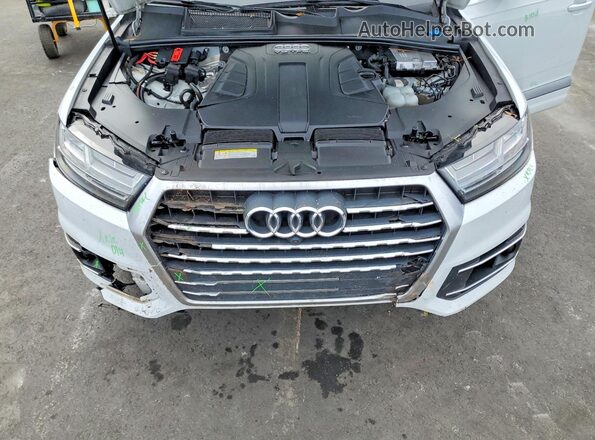 WA1LAAF75JD000360 2018 AUDI Q7 Белый Вид подкапотного пространства