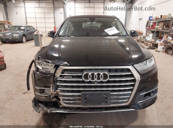 WA1LAAF76HD011376 2017 AUDI Q7 Black Widok zestawu wskaźników