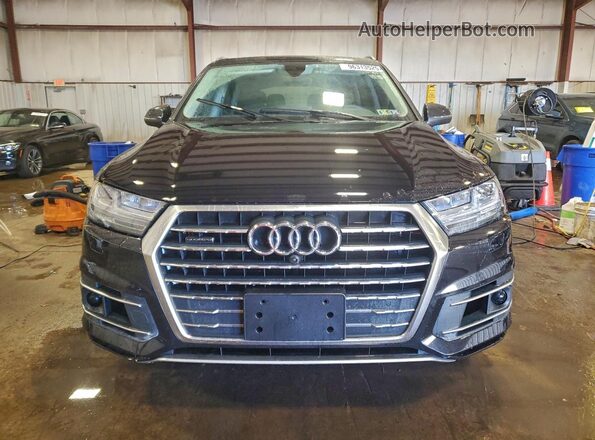 WA1LAAF76JD045498 2018 AUDI Q7 Black Դիմացի տեսք
