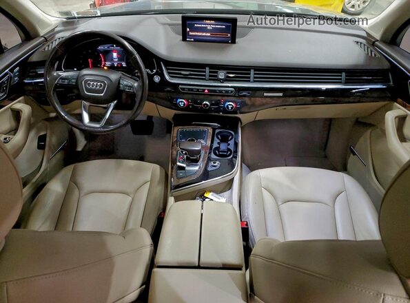 WA1LAAF78JD043848 2018 AUDI Q7 Black Widok deski rozdzielczej