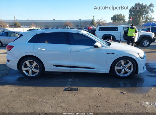 WA1LAAGE2KB023217 2019 AUDI E-TRON Белый Вид задней части салона