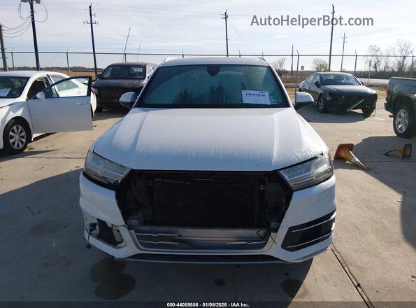 WA1LHAF77HD051185 2017 AUDI Q7 White Instrument cluster view