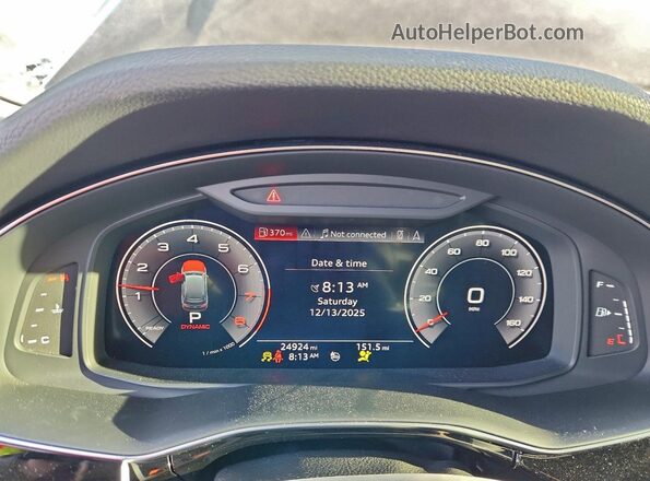 WA1LJAF71LD009785 2020 AUDI Q7 Черный Вид щитка приборов