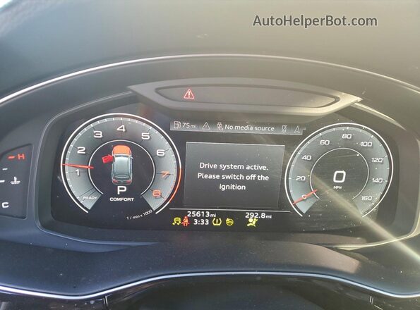 WA1LJBF73ND018139 2022 AUDI Q7 Белый Вид щитка приборов