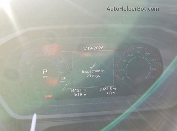 WA1M2BFZ5PP035139 2023 AUDI Q4 Синий Вид щитка приборов