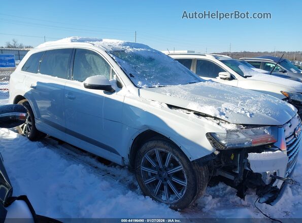 WA1VAAF75JD013344 2018 AUDI Q7 Белый Передняя правая четверть