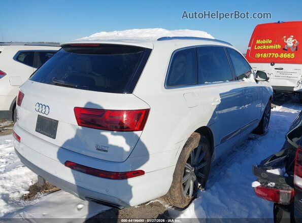 WA1VAAF75JD013344 2018 AUDI Q7 Белый Задняя правая четверть