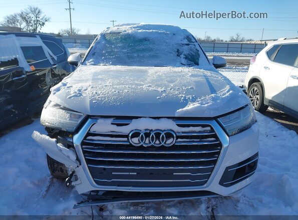 WA1VAAF75JD013344 2018 AUDI Q7 Белый Вид щитка приборов