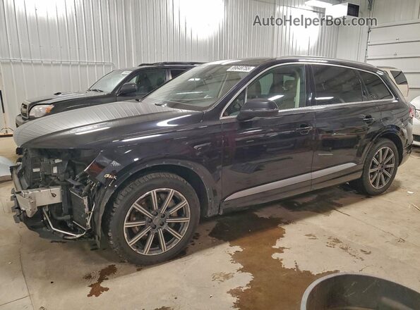 WA1VAAF78HD056277 2017 AUDI Q7 Черный Передняя левая четверть