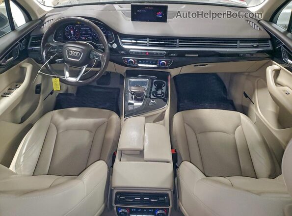WA1VAAF78HD056277 2017 AUDI Q7 Черный Вид панели приборов
