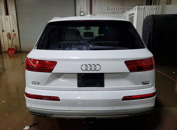 WA1VAAF79JD025013 2018 AUDI Q7 White Вид ззаду