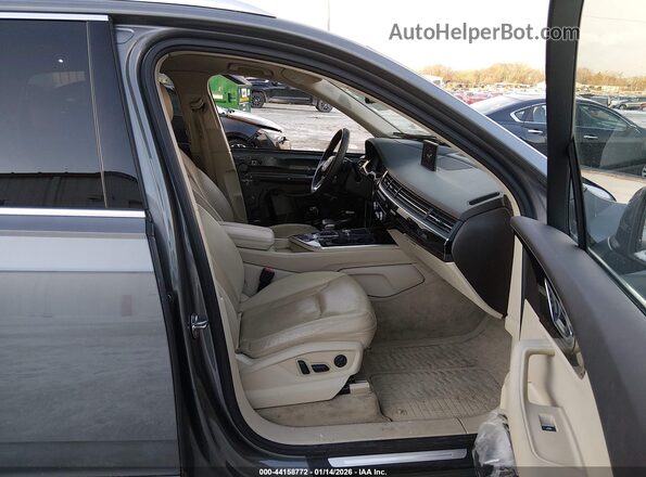 WA1VABF70HD049765 2017 AUDI Q7 Серый Вид салона спереди