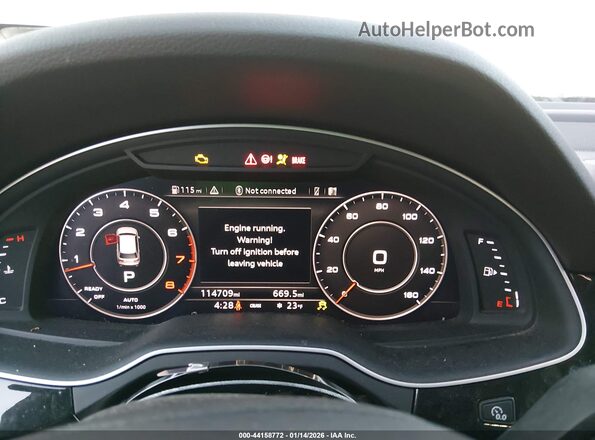 WA1VABF70HD049765 2017 AUDI Q7 Серый Вид задних сидений