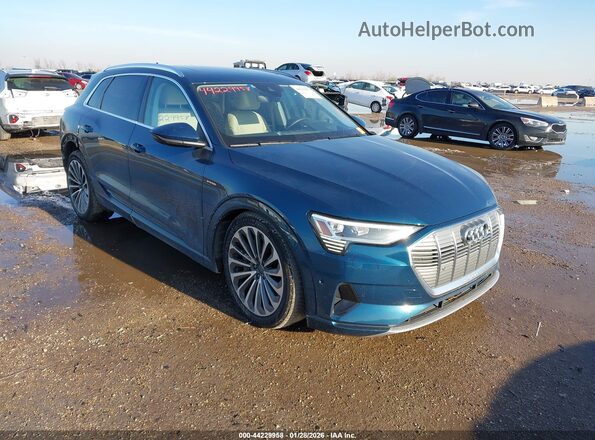 WA1VABGE4KB010161 2019 AUDI E-TRON Blue Delantero derecho