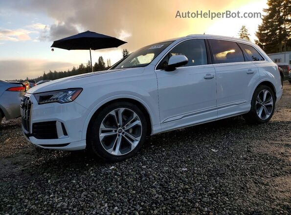 WA1VXAF76LD001088 2020 AUDI Q7 White Przód lewy