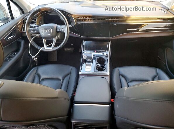 WA1VXAF76LD001088 2020 AUDI Q7 White Widok deski rozdzielczej