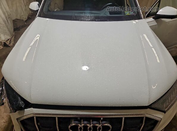 WA1VXAF79MD027170 2021 AUDI Q7 Белый Вид подкапотного пространства