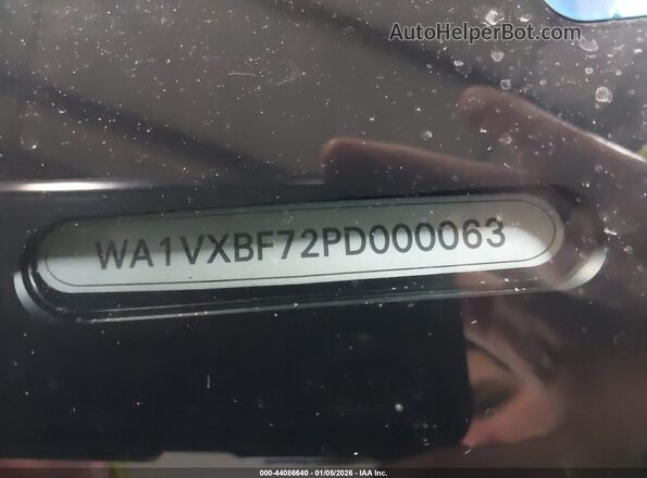 WA1VXBF72PD000063 2023 AUDI Q7 Серый Вид подкапотного пространства