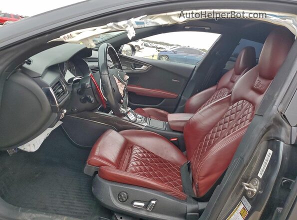 WAU2FBFC0JN092233 2018 AUDI S7 Черный Вид салона спереди