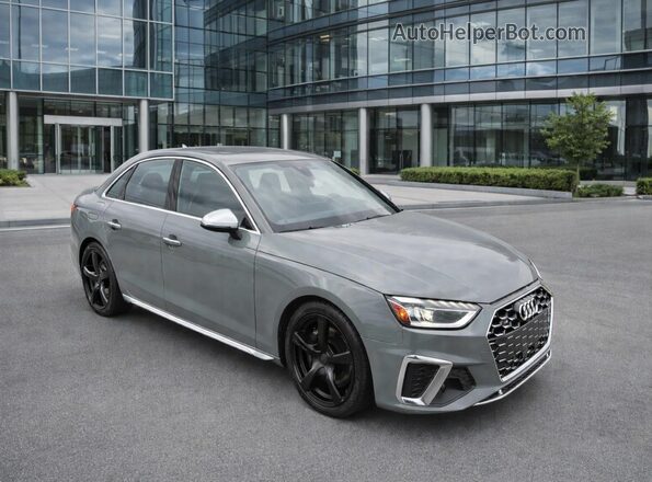 WAUA4AF47LA064167 2020 AUDI S4 Серый Передняя левая четверть