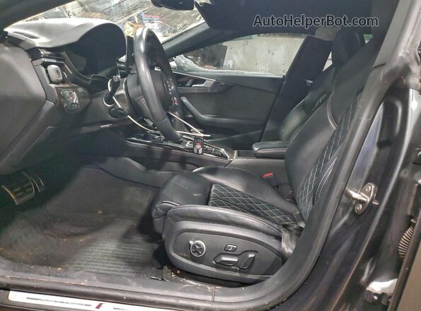 WAUA4CF57MA031918 2021 AUDI S5 Серый Вид салона спереди