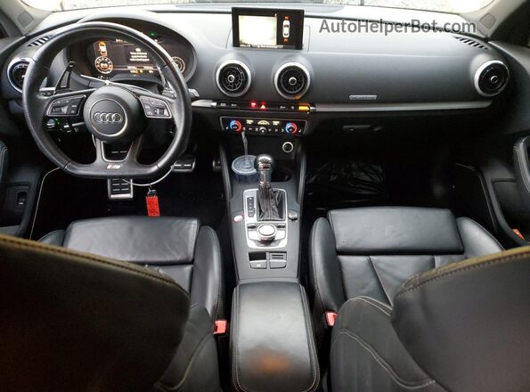 WAUB1GFF0H1056372 2017 AUDI S3 Yellow Widok deski rozdzielczej