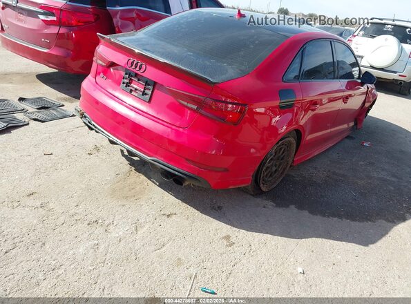 WAUB1GFF2H1079507 2017 AUDI S3 Red Tył prawy