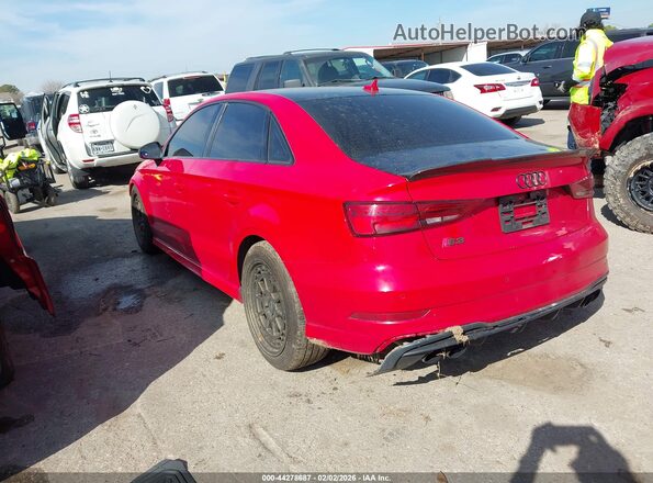 WAUB1GFF2H1079507 2017 AUDI S3 Red Tył lewy