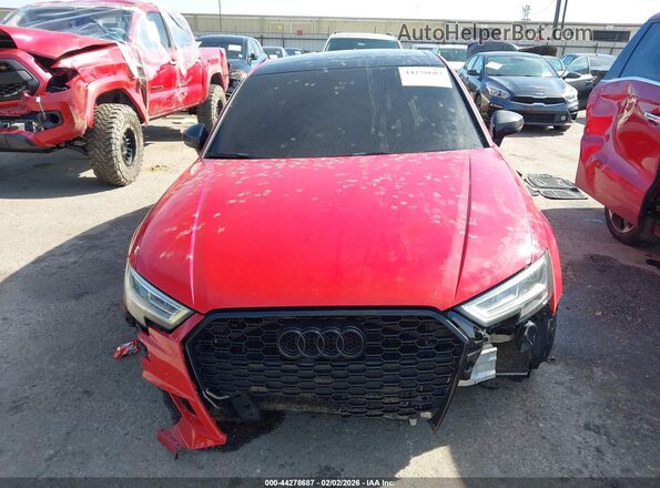 WAUB1GFF2H1079507 2017 AUDI S3 Red Widok deski rozdzielczej