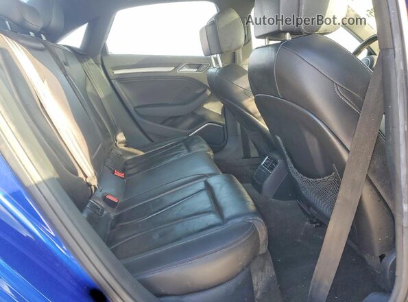 WAUB1GFF3G1037989 2016 AUDI S3 Синий Вид задних сидений