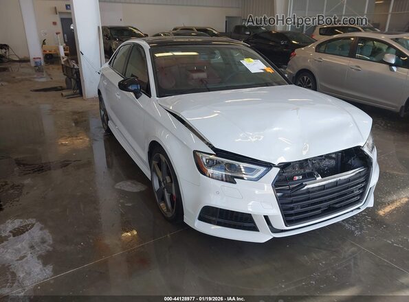 WAUB1GFF4KA102924 2019 AUDI S3 Белый Передняя правая четверть