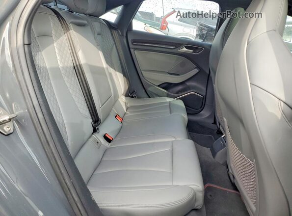 WAUB1GFF4KA123336 2019 AUDI S3 Gray Widok tylnych siedzeń