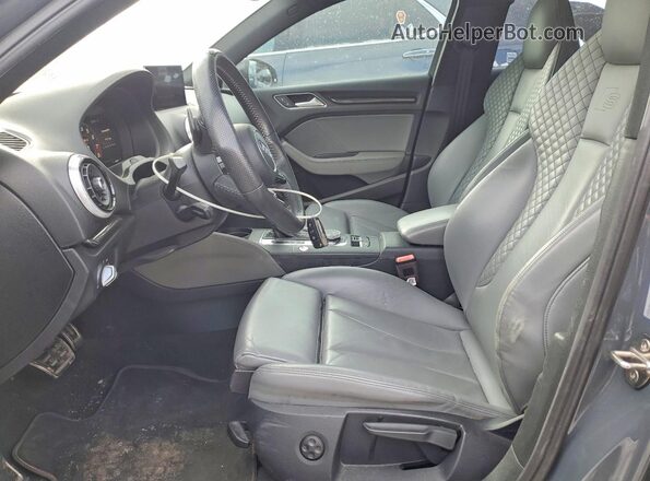 WAUB1GFF4KA123336 2019 AUDI S3 Gray Widok wnętrza z przodu