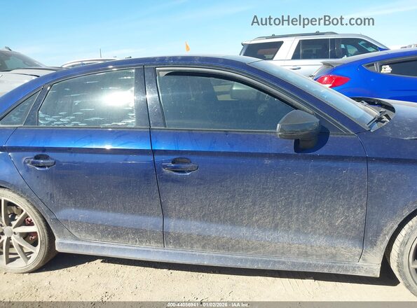 WAUB1GFF6H1032125 2017 AUDI S3 Синий Вид задней части салона