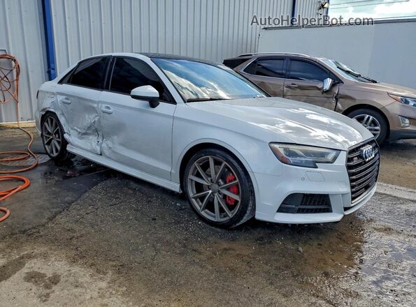 WAUB1GFF7J1007434 2018 AUDI S3 Белый Передняя правая четверть