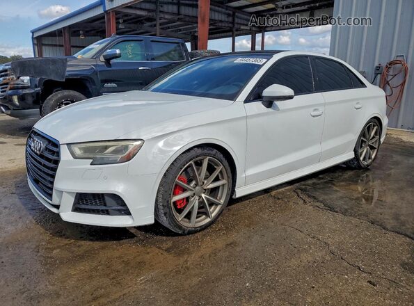 WAUB1GFF7J1007434 2018 AUDI S3 Белый Передняя левая четверть