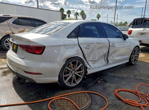 WAUB1GFF7J1007434 2018 AUDI S3 Белый Задняя правая четверть