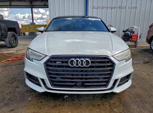 WAUB1GFF7J1007434 2018 AUDI S3 Белый Вид спереди