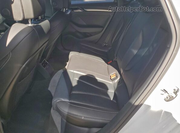 WAUB1GFF7J1007434 2018 AUDI S3 Белый Вид задних сидений